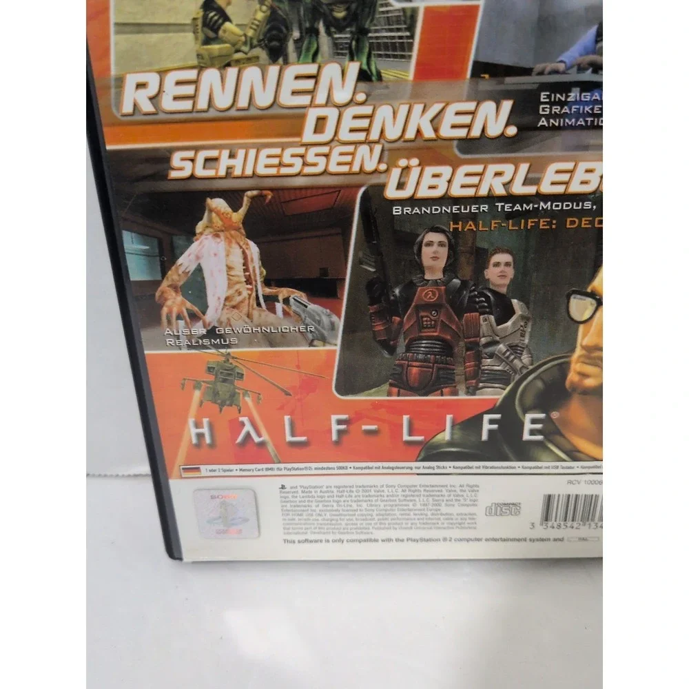 Half-Life (Sony PlayStation 2, 2001) Complete In Box German Pal